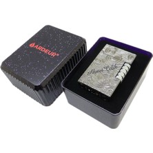 Ardeur® Monarch Titanium Isme Özel Çakmak | Hediyelik Çakmak