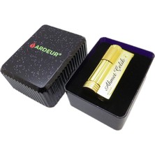 Ardeur® Muhtar Golden Kişiye Özel Isimli Çakmak | Hediyelik Kutusunda