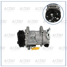 Bosch Peugeot 207 / 208 / 307 / 308 / 508 / Partner 2007 ve Sonrası Klima Kompresoru 6453ZZ