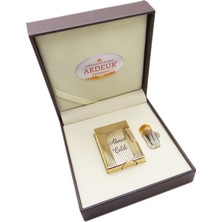 Ardeur® Heritage Gold Desen Oymalı Isme Özel Çakmak | Hediyelik Çakmak
