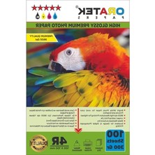 MarkEntegra 10X15 cm Boyutunda 300 gr Beyaz Fotoğraf Kağıdı, 100 Adet