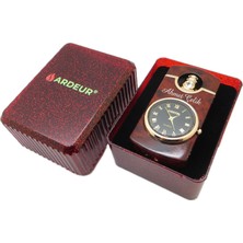 Ardeur® Armand Saatli Bordo Gold Isme Özel Çakmak | Hediyelik Çakmak