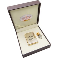 Ardeur® Heritage Gold Desen Oymalı Isme Özel Çakmak | Hediyelik Çakmak