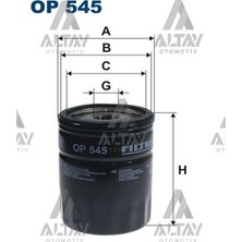 Filtron Fıltron Yağ Filtresi Brava / Bravo / Tempra / Tipo / Uno / Slx / Palio / Punto / Marea 5984044