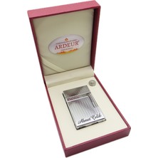 Ardeur® Prestige Parlak Krom Isme Özel Çakmak | Hediyelik Çakmak