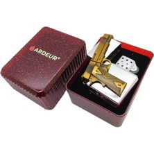 Ardeur® Revolver Krom Kişiye Özel Isimli Çakmak | Hediyelik Çakmak