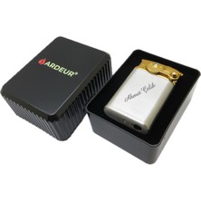 Ardeur® Creston Gold Krom Isme Özel Çakmak | Hediyelik Kutusunda
