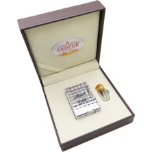 Ardeur® Heritage Parlak Krom Isme Özel Çakmak | Hediyelik Çakmak
