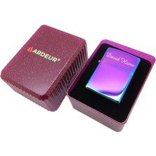 Ardeur® Onyx Rainbow Kişiye Özel Isimli Çakmak | Hediyelik Kutusunda