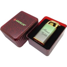 Ardeur® Crocodile Zeytin Gold Çift Uçlu Kişiye Özel Isimli Çakmak | Hediyelik Kutusunda