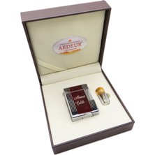Ardeur® Heritage Bordo Krom Sedefli Desen Isme Özel Çakmak | Hediyelik Çakmak