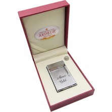 Ardeur® Prestige Krom Oyma Desenli Isme Özel Çakmak | Hediyelik Çakmak