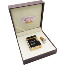 Ardeur® Heritage Siyah Gold Isme Özel Çakmak | Hediyelik Çakmak