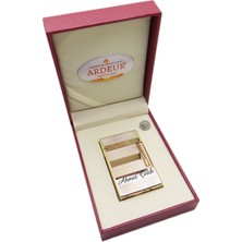 Ardeur® Prestige Parlak Gold Isme Özel Çakmak | Hediyelik Çakmak
