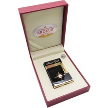 Ardeur® Prestige Siyah Gold Isme Özel Çakmak | Hediyelik Çakmak