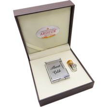 Ardeur® Heritage Krom Desen Oymalı Isme Özel Çakmak | Hediyelik Çakmak