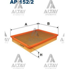 Filtron Fıltron Hava Filtresi Vectra C 04= Z19DT-Z19DTL-Z19DTH-Y20DTH-Z20NET-Z22SE-Z32SE 5834070