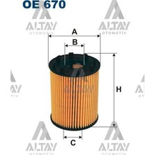 Filtron Fiat Albea / Doblo / Palio / Fiorino / Punto / Opel Astra Yağ Filtresi 5650342-73500049