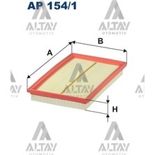 Filtron Fıltron Hava Filtresi Primera 96-02 2.0 / 02-07 1.6-2.0 / Vanette / Maxima 2.0 / X-Trail 16546-V0100