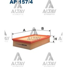 Filtron Fıltron Hava Filtresi Transporter T5 / T6 04= 1.9 Tdı-2.5 Tdı-2.0 Tdı Axb-Axd-Caab 7H0129620