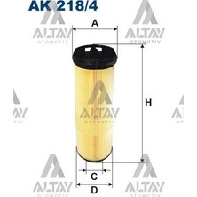 Filtron Fıltron Hava Filtresi W203 / W209 C Seri 14-19 B32-B36-B38-B48 A6460940004