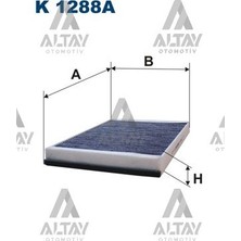 Filtron Fıltron Polen Filtresi Crafter / Sprinter 906 06-16 Karbonlu 2E0819638