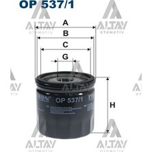 Filtron Fıltron Yağ Filtresi Marea / Palio / Brava / Bravo / Stilo 98= 1.6-1.9-2.0 46808398