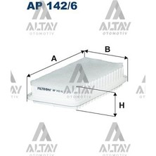 Filtron Fıltron Hava Filtresi Corolla 02-06 / Avensis 03-09 2.0 D4D Dizel 17801-27020