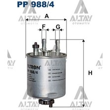 Filtron Fıltron Yakıt Filtresi ( Mazot) Kango Iı / Laguna Iıı / Latitude 10= 1.5 Dcı-2.0 Dcı 164005033R