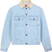 TB0A6JSKA3B1 Timberland Denim Jacket Erkek Ceket Mavi