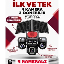 KRNTEKNO TEKNOLOJİ MARKET 3mp+3mp+3mp+3mp 12MP Aov Esim 4g Solar 4 Kameralı 3 Lens Ptz Akıllı Kamera