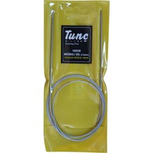 Tunç Çelik Telli Misinalı Şiş 2 Numara (2mm) 100 cm (Iki Şiş Arası Ölçüsü 100 Cm'dir.)