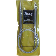 Tunç Çelik Telli Misinalı Şiş Numara 8 ( 8,0 Mm) 100 cm (Iki Şiş Arası Ölçüsü 100 Cm'dir.)