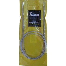 Tunç Çelik Telli Misinalı Şiş Numara 3 (3,00 mm ) 100 cm (Iki Şiş Arası Ölçüsü 100 Cm'dir.)