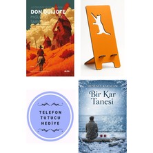 Don Quijote La Manchalı Yaratıcı Asilzade + Telefon Tutucu + Bir Kar Tanesi