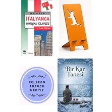 Pratik Italyanca Konuşma Klavuzu + Telefon Tutucu + Bir Kar Tanesi