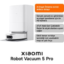 Xiaomi Vacuum 5 Pro Çöp Istasyonlu Akıllı Robot Süpürge