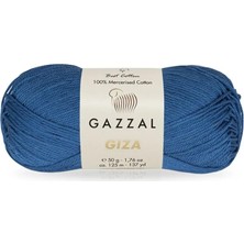 Gazzal Giza 100% Merserize Pamuk Örgü Ipi 2475 / 5 Adet