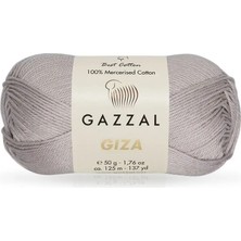 Gazzal Giza 100% Merserize Pamuk Örgü Ipi 2488 / 5 Adet