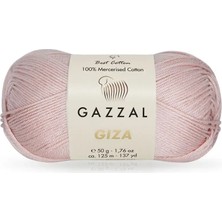 Gazzal Giza 100% Merserize Pamuk Örgü Ipi 2491 / 5 Adet