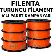 Filenta Turuncu Pla Premium Filmanet 6'lı Set