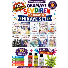 Üçgen Yayıncılık 1. Sınıf Öğretmen Tavsiyeli Okumayı Sevdiren 16 Sayfa 10 Kitaplık Hikaye Seti-9 (Slime Set Hediyeli)