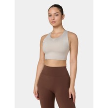 Squatwolf Bej Kadın WB04150-10309 Racer Back Brami Sporcu Sütyeni