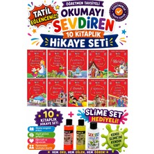 Üçgen Yayıncılık 2.sınıf Öğretmen Tavsiyeli Okumayı Sevdiren 16 Sayfa 10 Kitaplık Hikaye Seti (Slime Set Hediyeli)