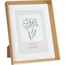 Boyner Evde Altın Renk Kaplamalı Mdf Fotoğraf Çerçevesi