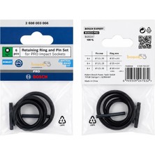 Bosch Pro 1/2 Darbeli Lokma Pim ve Halka Seti 2608003066