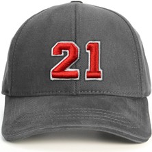 PataCute 21 Numara Kabartmalı Baseball Şapka