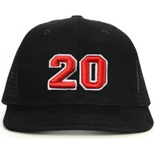 PataCute 20 Numara Kabartmalı Snapback Şapka