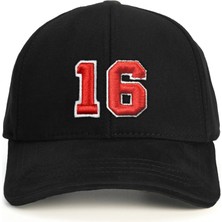 PataCute 16 Numara Kabartmalı Baseball Şapka