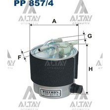 Filtron Fıltron Yakıt Filtresi (Mazot) Qashqai 07-10 16400-JX52C